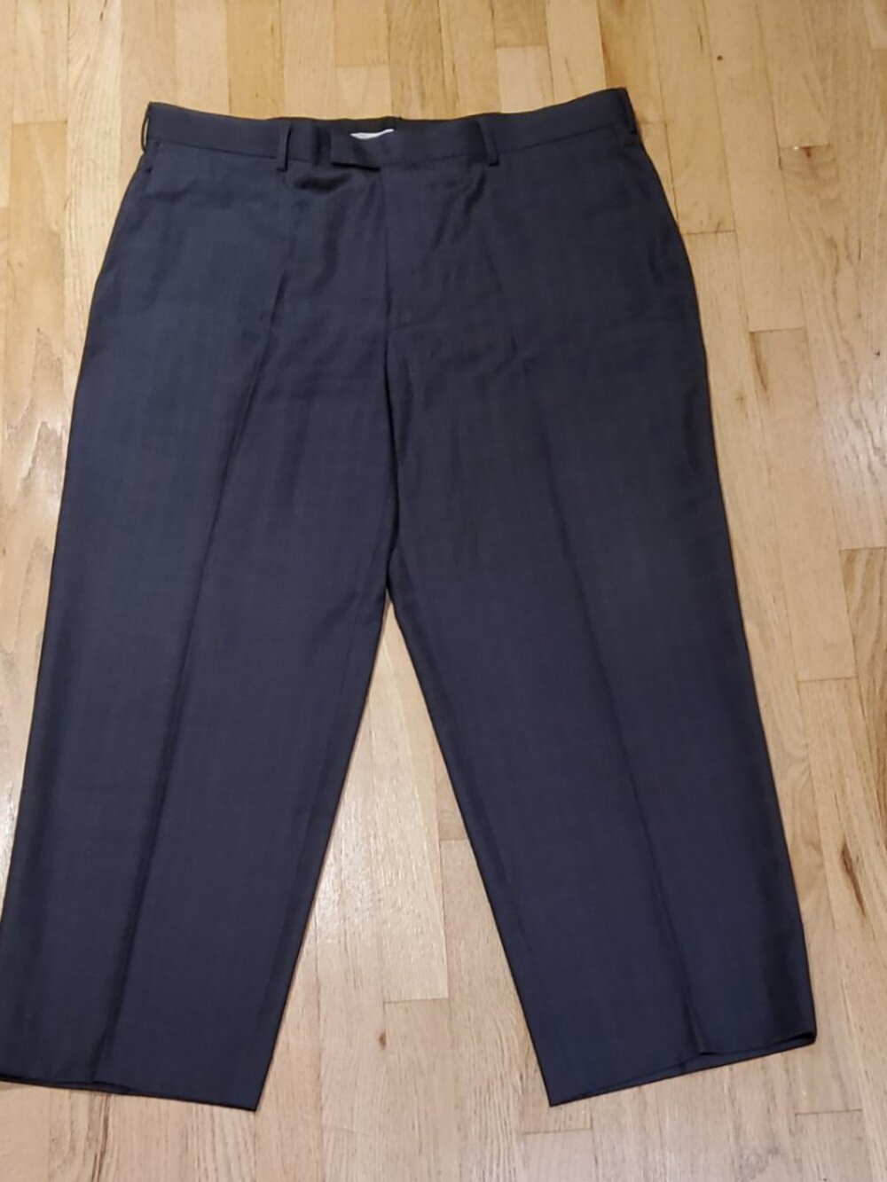 Perry Ellis Portfolio Men's Modern-Fit Resolution Dress Pants Mid Grey-40x28.5